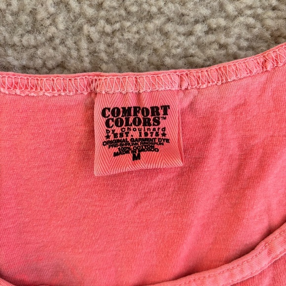 Comfort Colors, Neon Pink Mizzou Tank Top, Size Medium - Picture 4 of 6